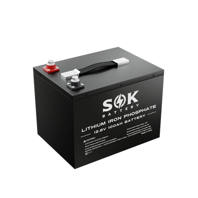 SK12V100H | SOK 12V100Ah LiFePO4 Battery Bluetooth&Built-in heater