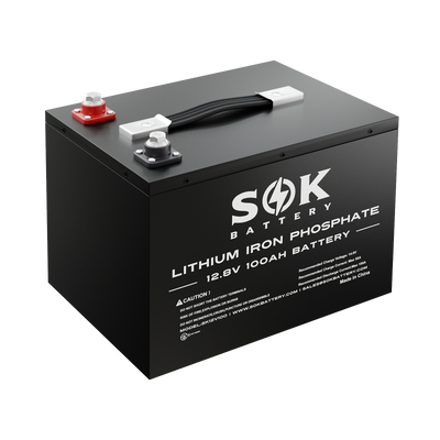 SK12V100 | SOK 100Ah 12V LiFePO4 Deep Cycle Battery