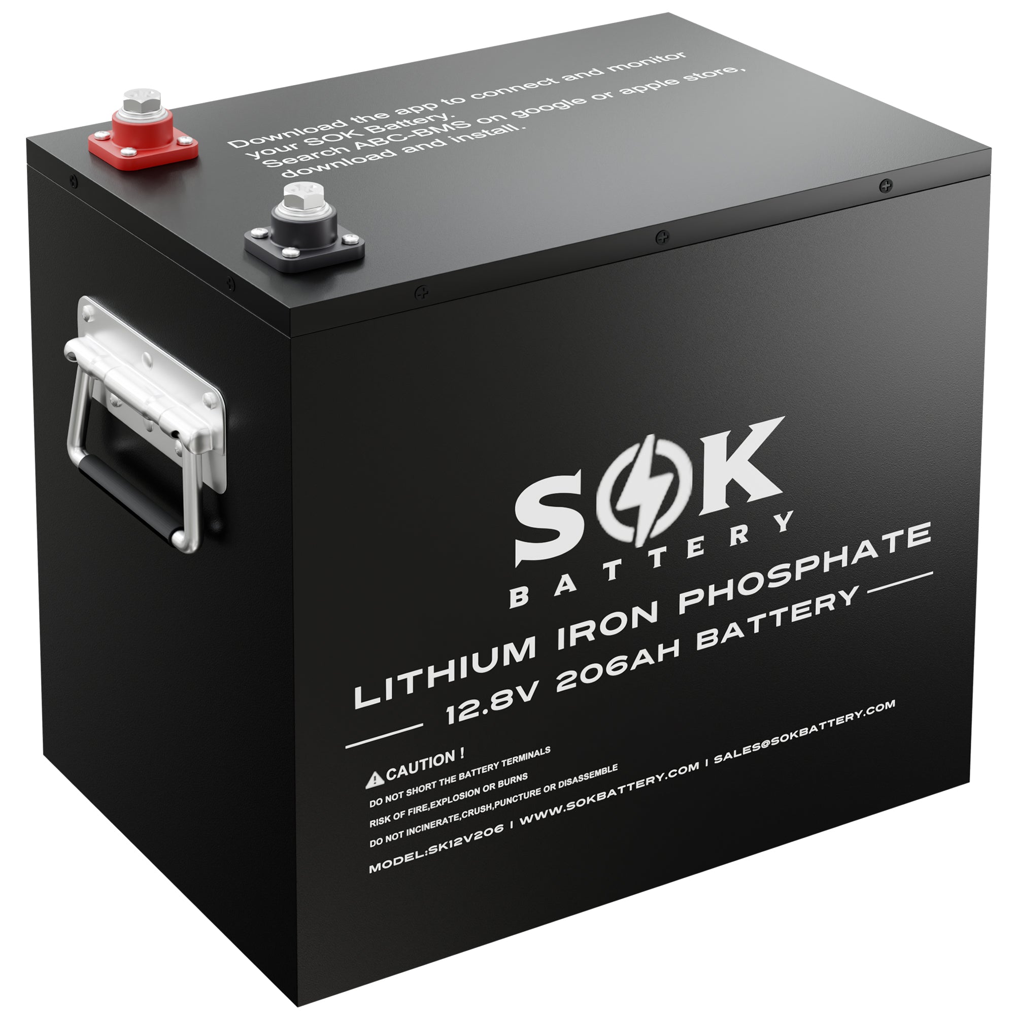 SK12V206H | 12V 206Ah LiFePO4 Battery Bluetooth&Built-in heater