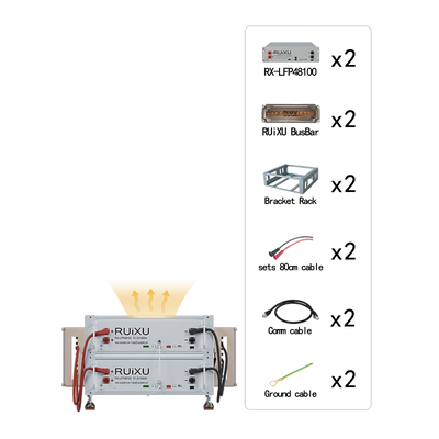 RUiXU Self-heating Battery Optional Installation Method -Bracket Rack | CEC SGIP