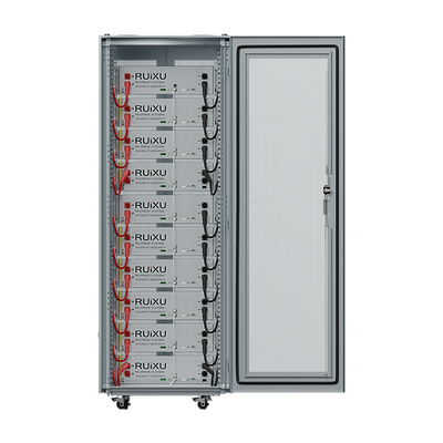 50kWh RUiXU Lithium Batteries Kits | 10 Batteries + 10 slot cabinet | CEC | SGIP