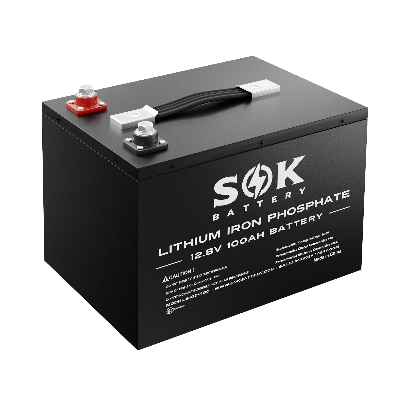 SK12V100 | SOK 100Ah 12V LiFePO4 Deep Cycle Battery