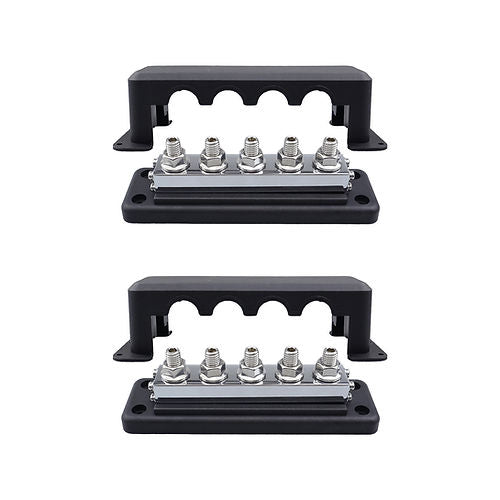 RUiXU Busbar | 3/8" (M10) Terminal Studs | One Pair | | 600A