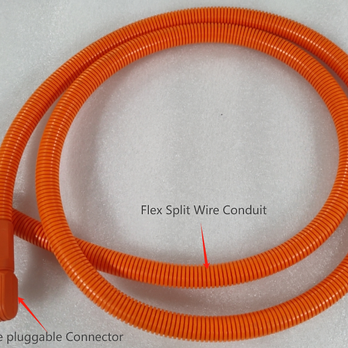 Lithi2-16 battery 1/0 AWG cable | Orange+ Black | One Pair