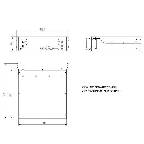 RX-LFP48100-H| 19" Rack Mounted 3U Module| Self-heating| UL1973 9540A CEC SGIP