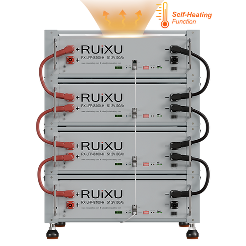 RUiXU Self-heating Server Rack Battery | Daisy Chain | Bracket Rack | CEC | SGIP