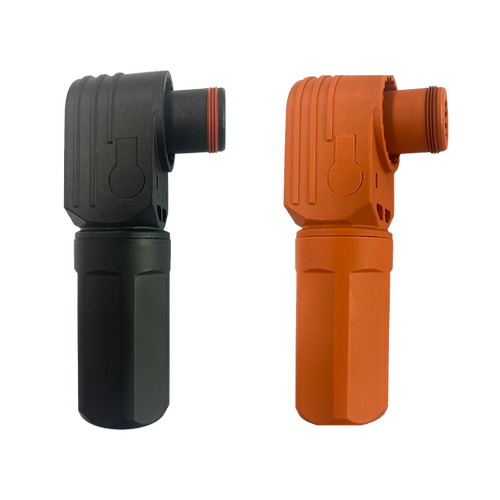 Lithi2-16 Battery Cable Connector | Black + Orange | One Pair