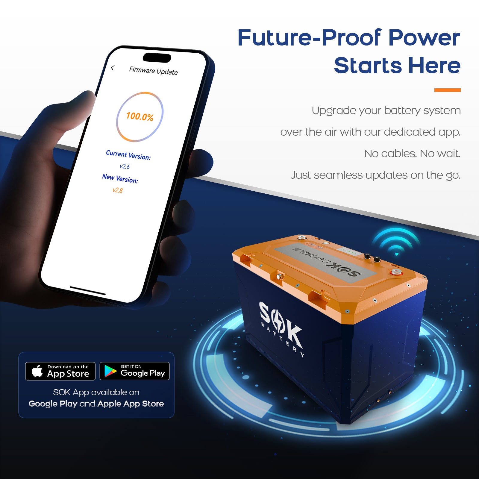 SK12V314PH | 12V314Ah Battery,Built-in heater & Bluetooth,Victron CAN Comms